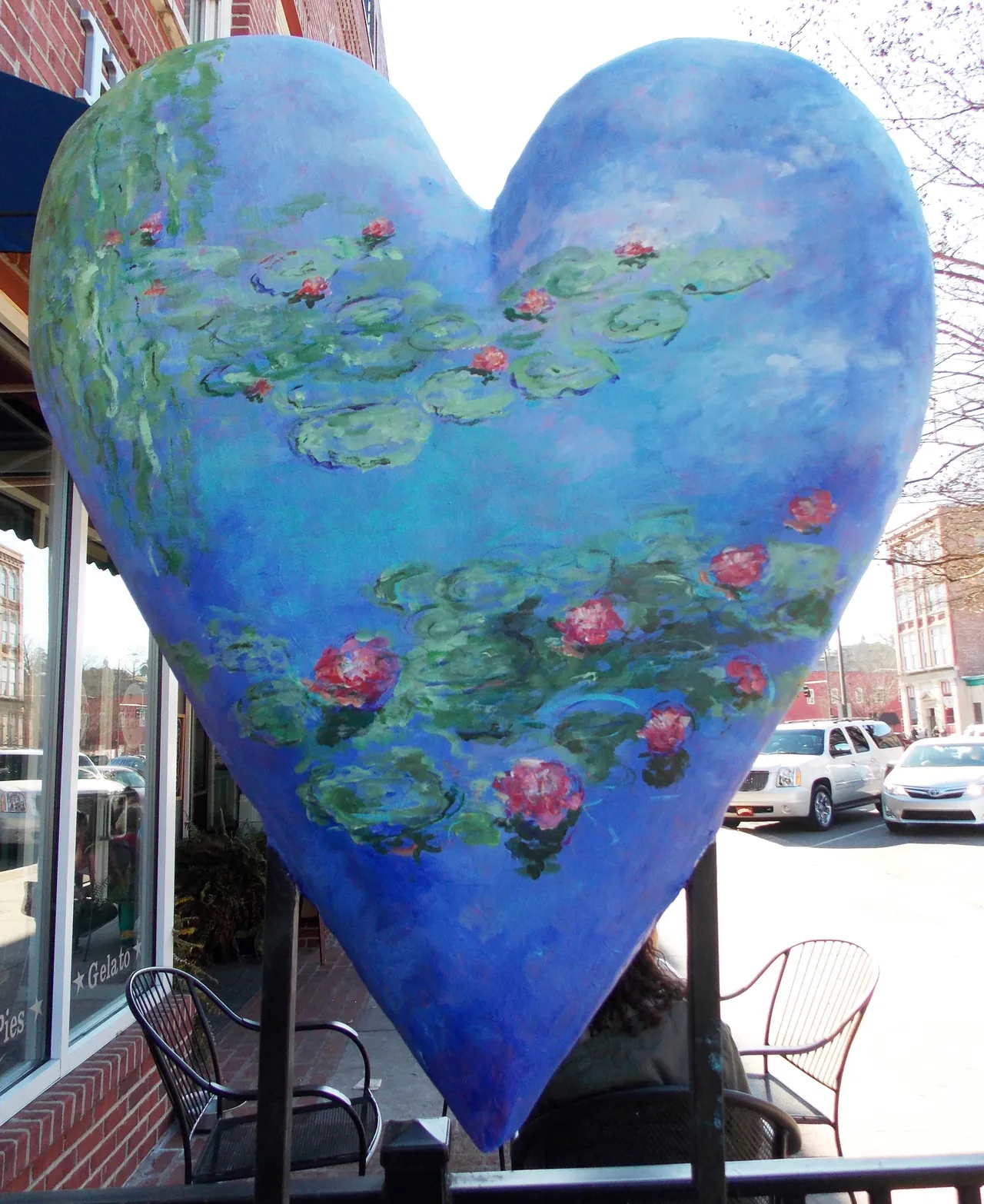 "Heart #3" by Kathy O'Mara, Upper School art teacher [Photo courtesy of RACA]