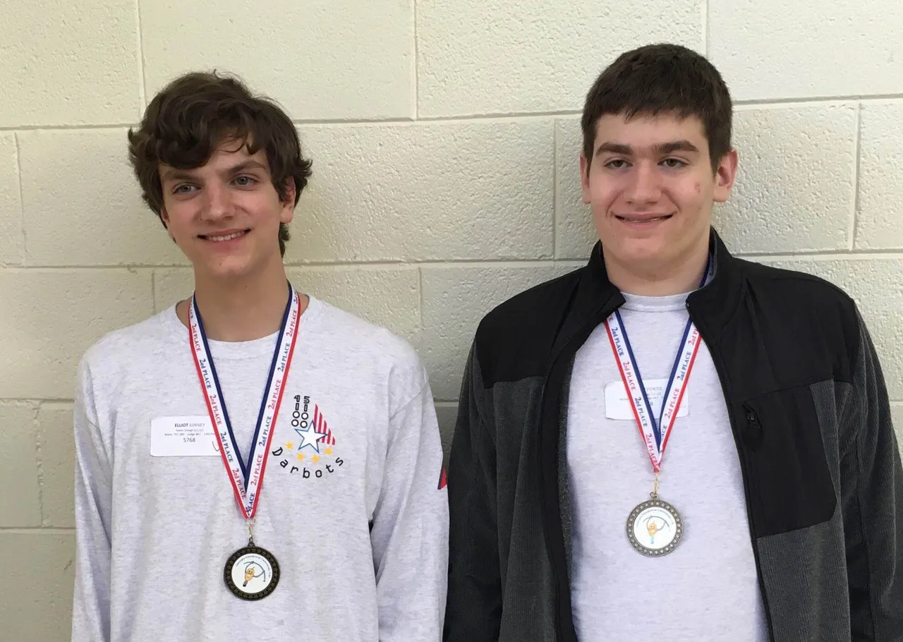 Elliot Kinney ('19) and Julian Porto ('17), game design (2nd place)