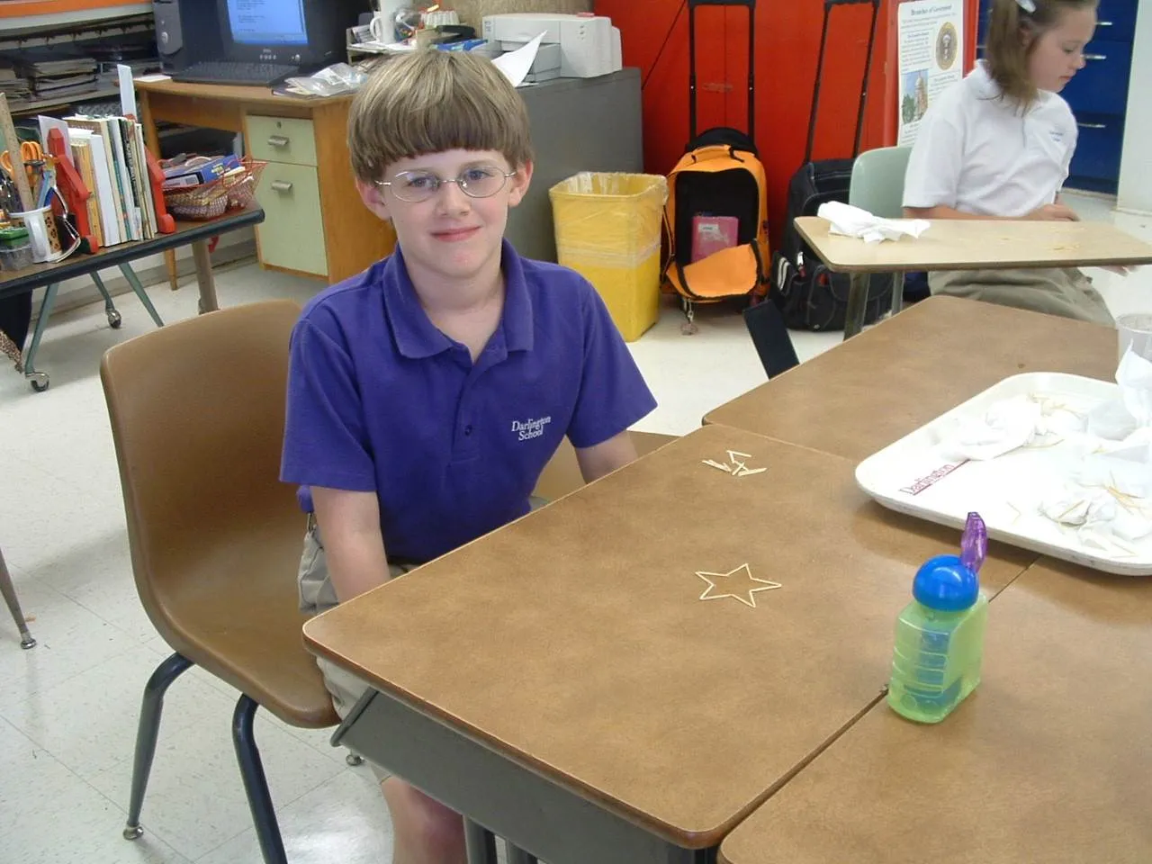 Asa Crawford in fourth grade.