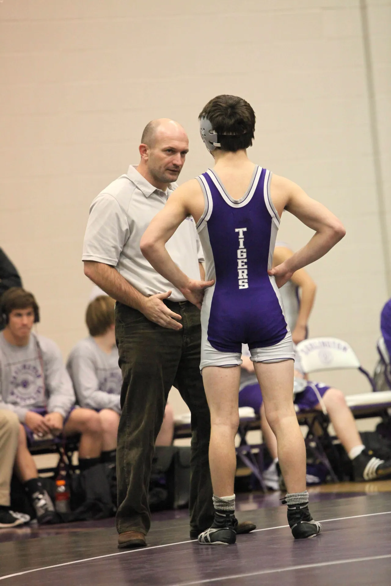 Kelly McDurmon and the Tigers host the Area Qualifying Wrestling Tournament in December 2011.