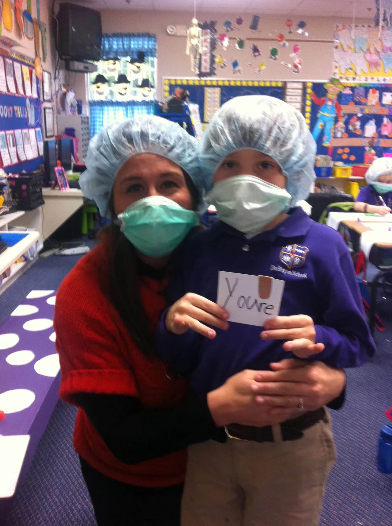 First-graders operate on words to make contractions.