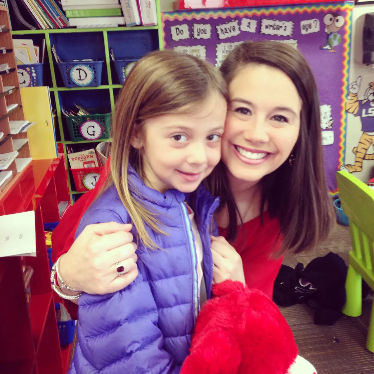 Mrs. Harrison's first-graders know they are loved.