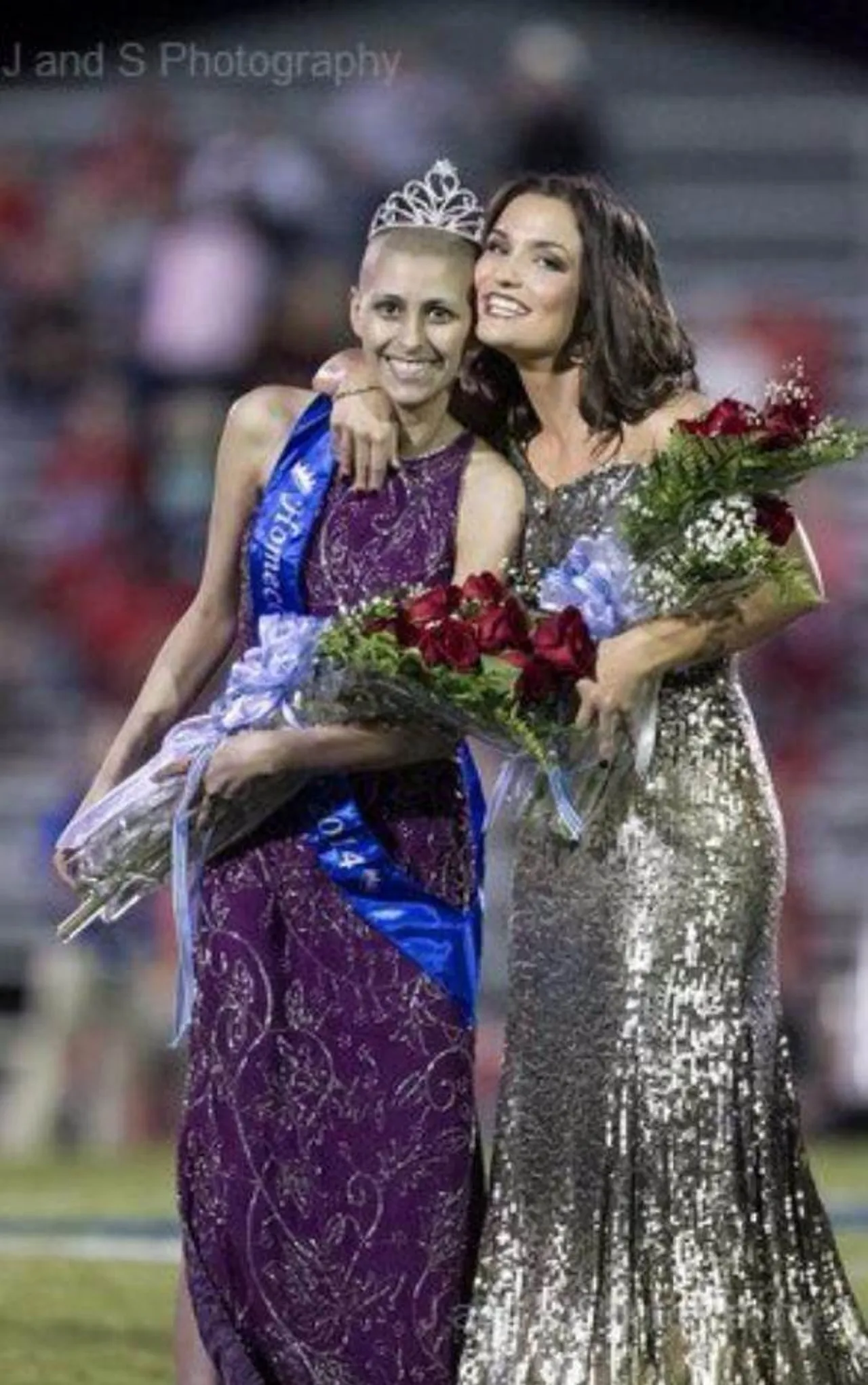Erin is crowned Armuchee High School Homecoming queen at last Friday's football game.