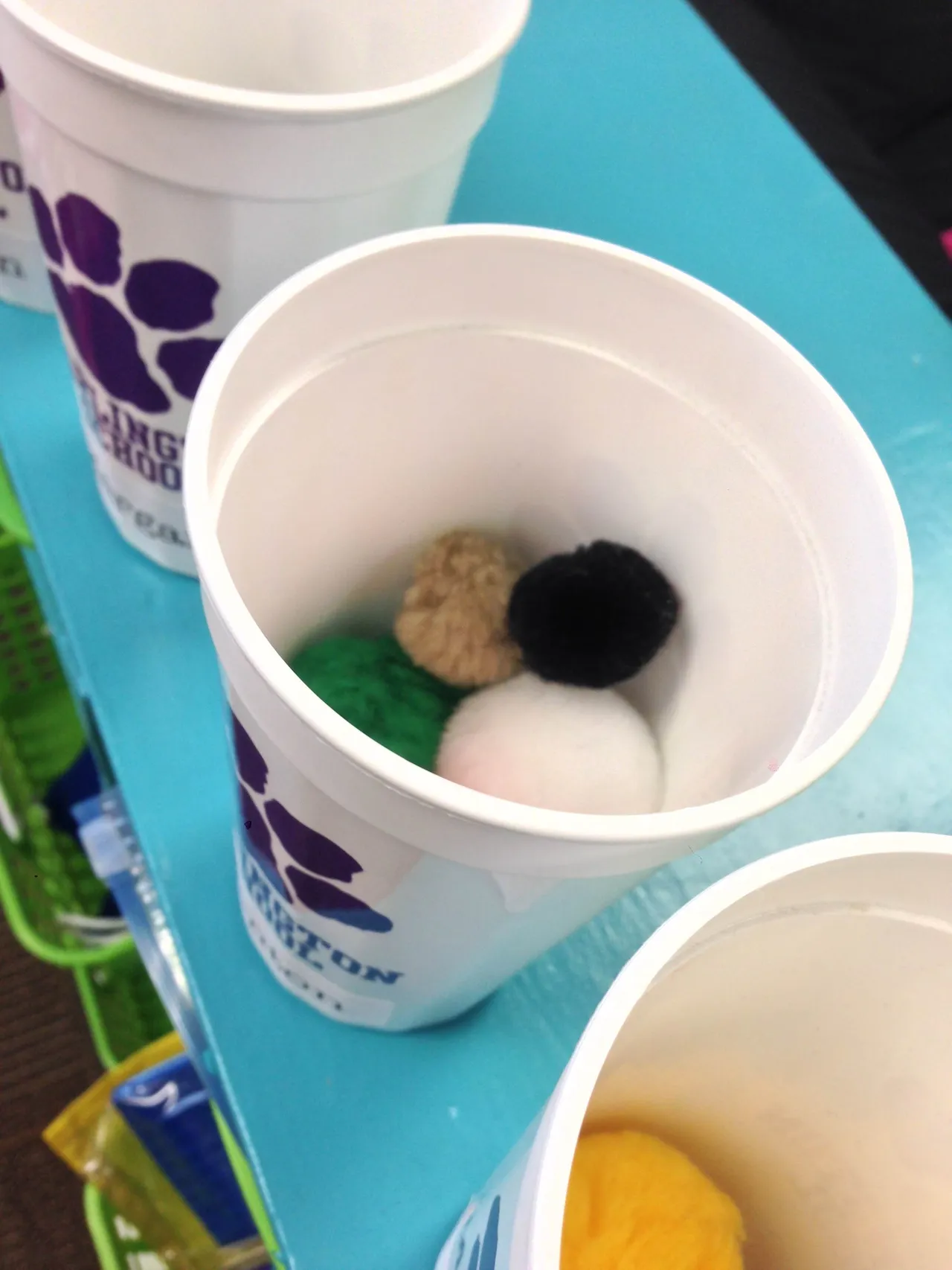 Mrs. Ray's class celebrates servanthood and good deeds by giving out hoots.