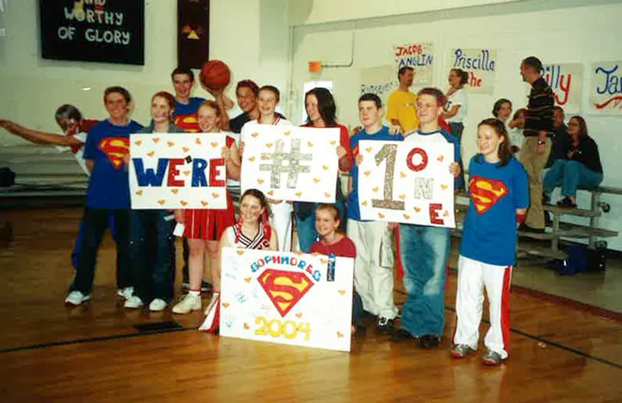 THROWBACK THURSDAY: More proof that I was a sophomore...can you find me? Hint: Far left.