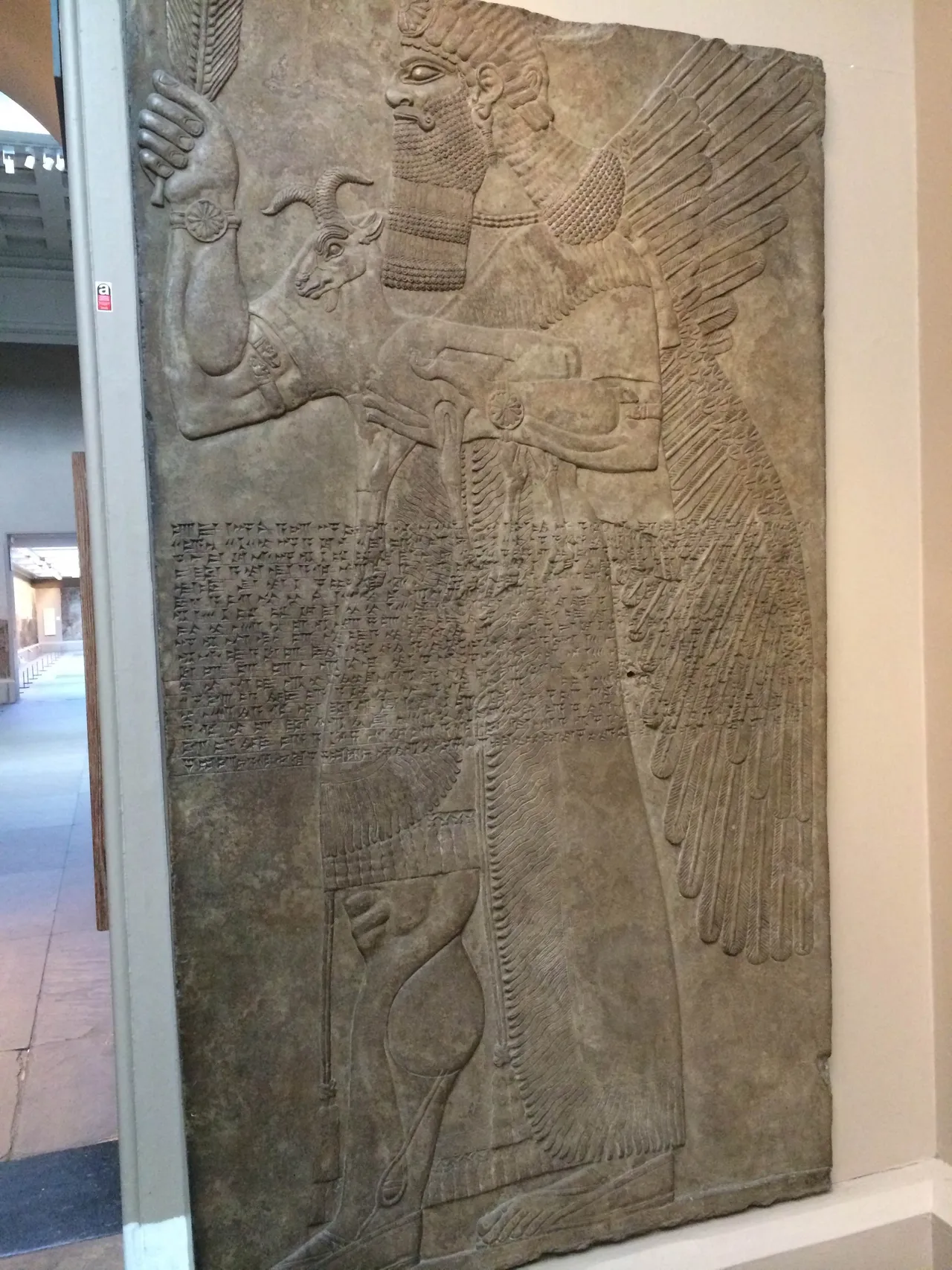 The god Marduk of the Mesopotamian myth.