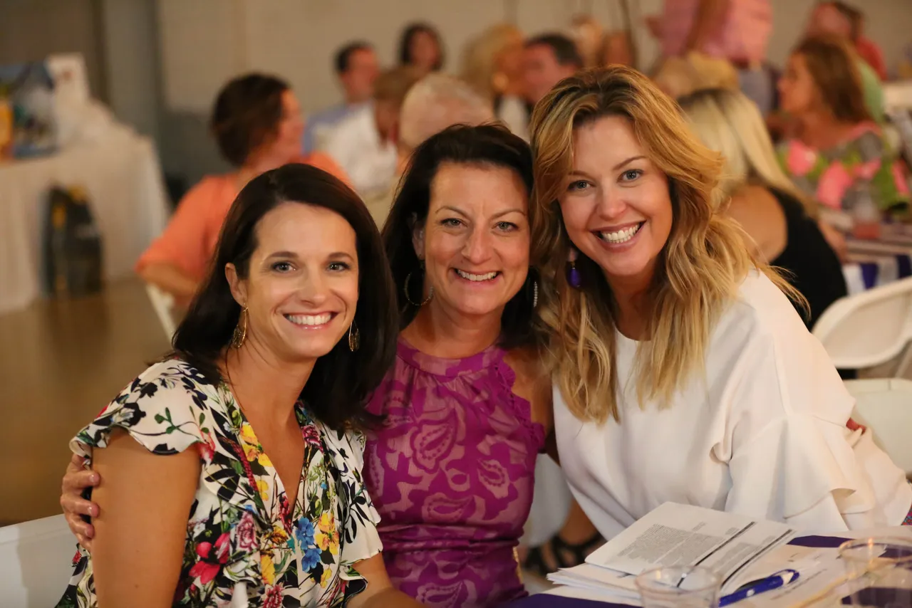 Event co-chairs Jennifer Merritt, Kimberly (Murphy) Moseley ('87) and Lauren Ledbetter
