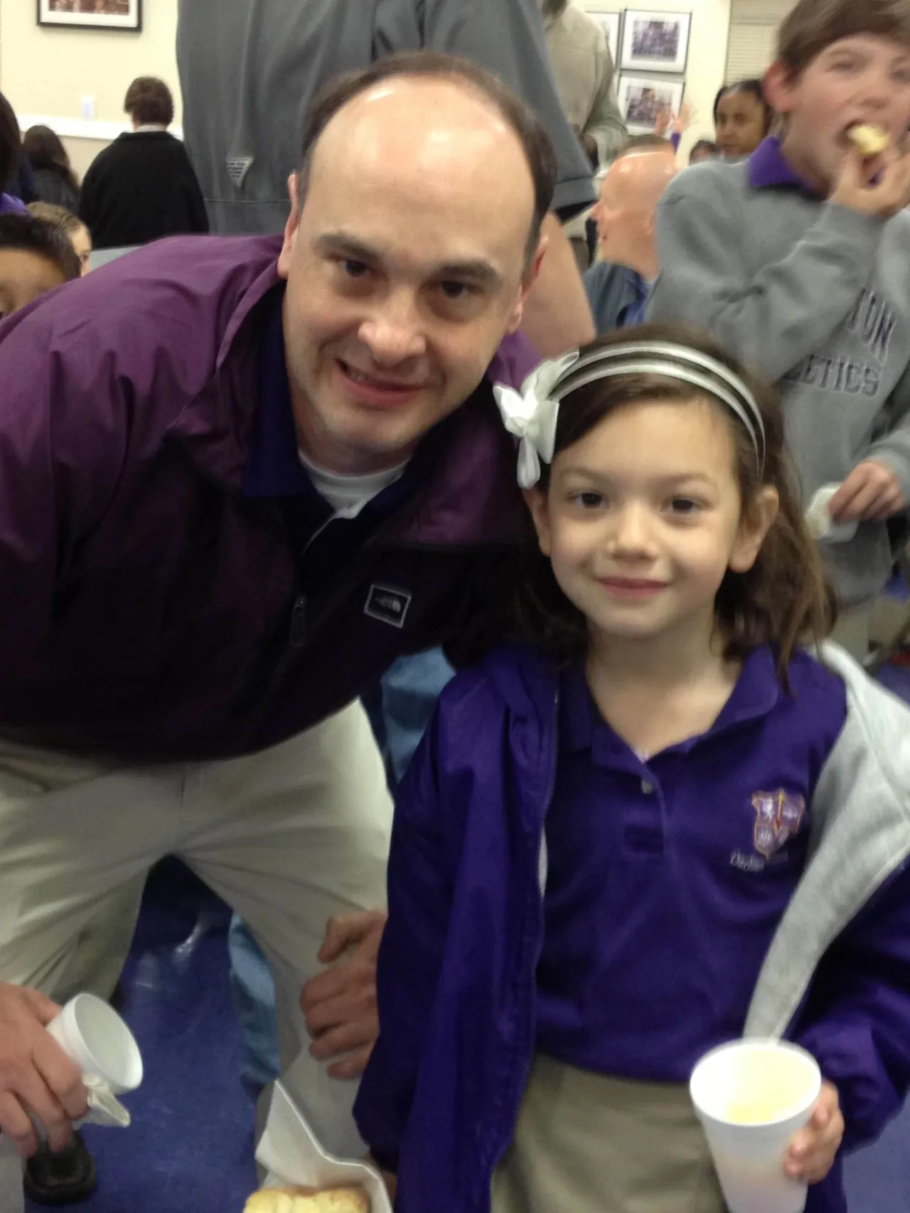 Kevin Ivester ('87) and his daughter Lily ('25)