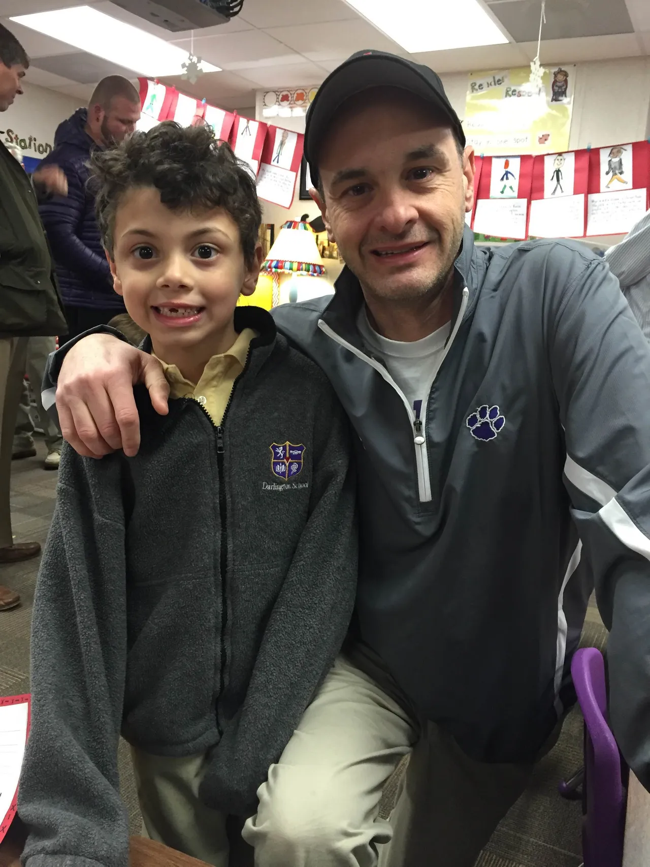 Kevin Ivester ('87) and his son Adrian ('27)