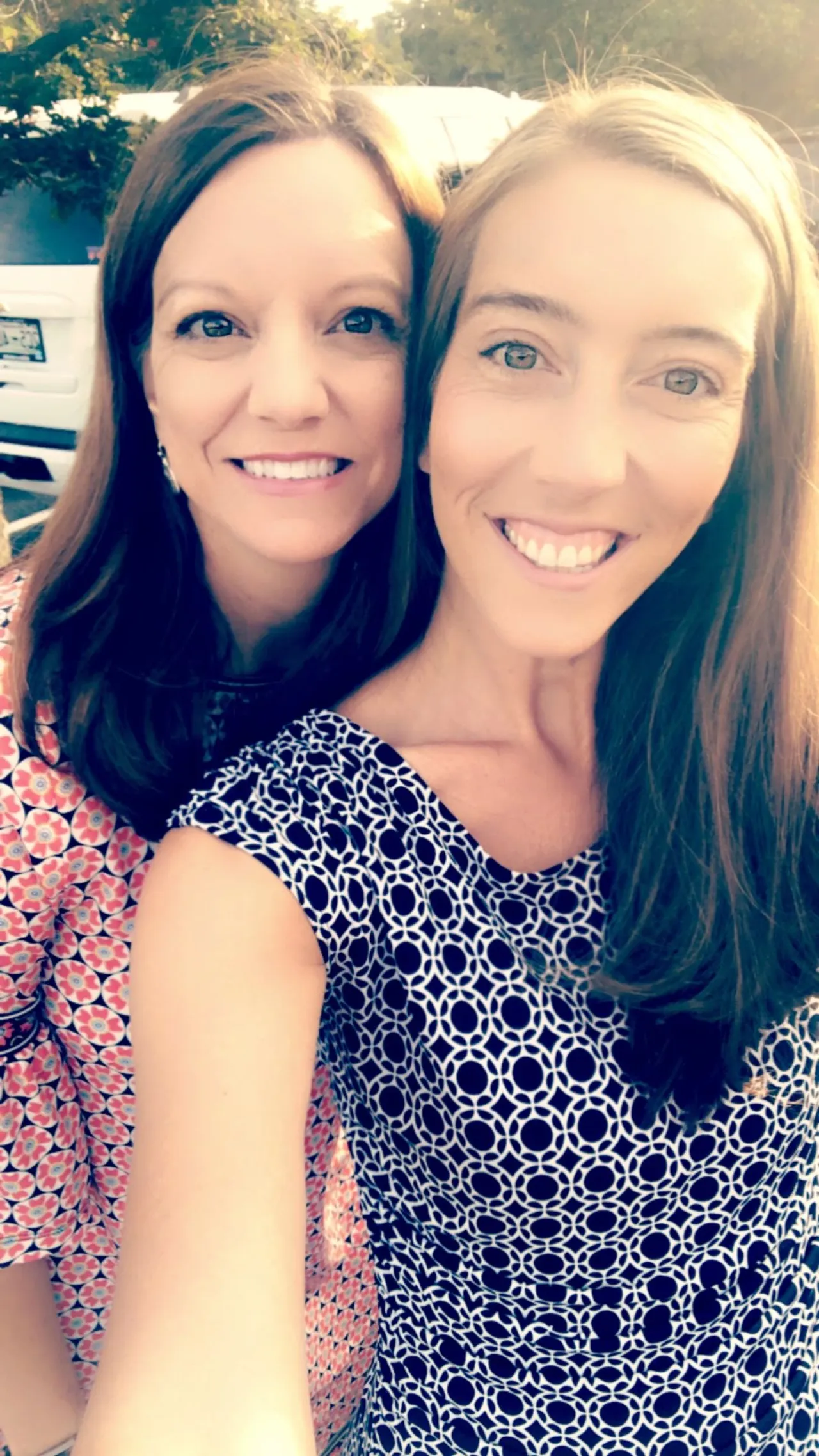 Rebekah Kinney, professional development coordinator, and Beth Wardlaw, technology integration coordinator, travel to STL in the ATL.