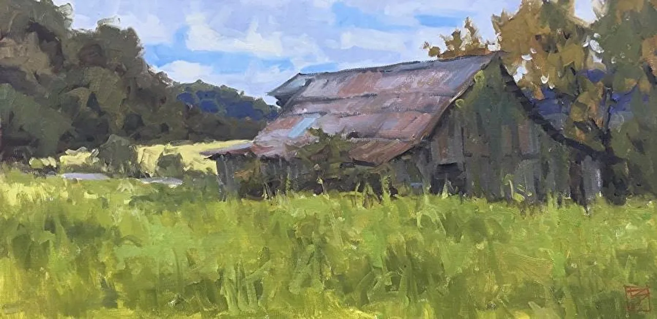 "Barn at Lick Creek" by David Boyd Jr.
