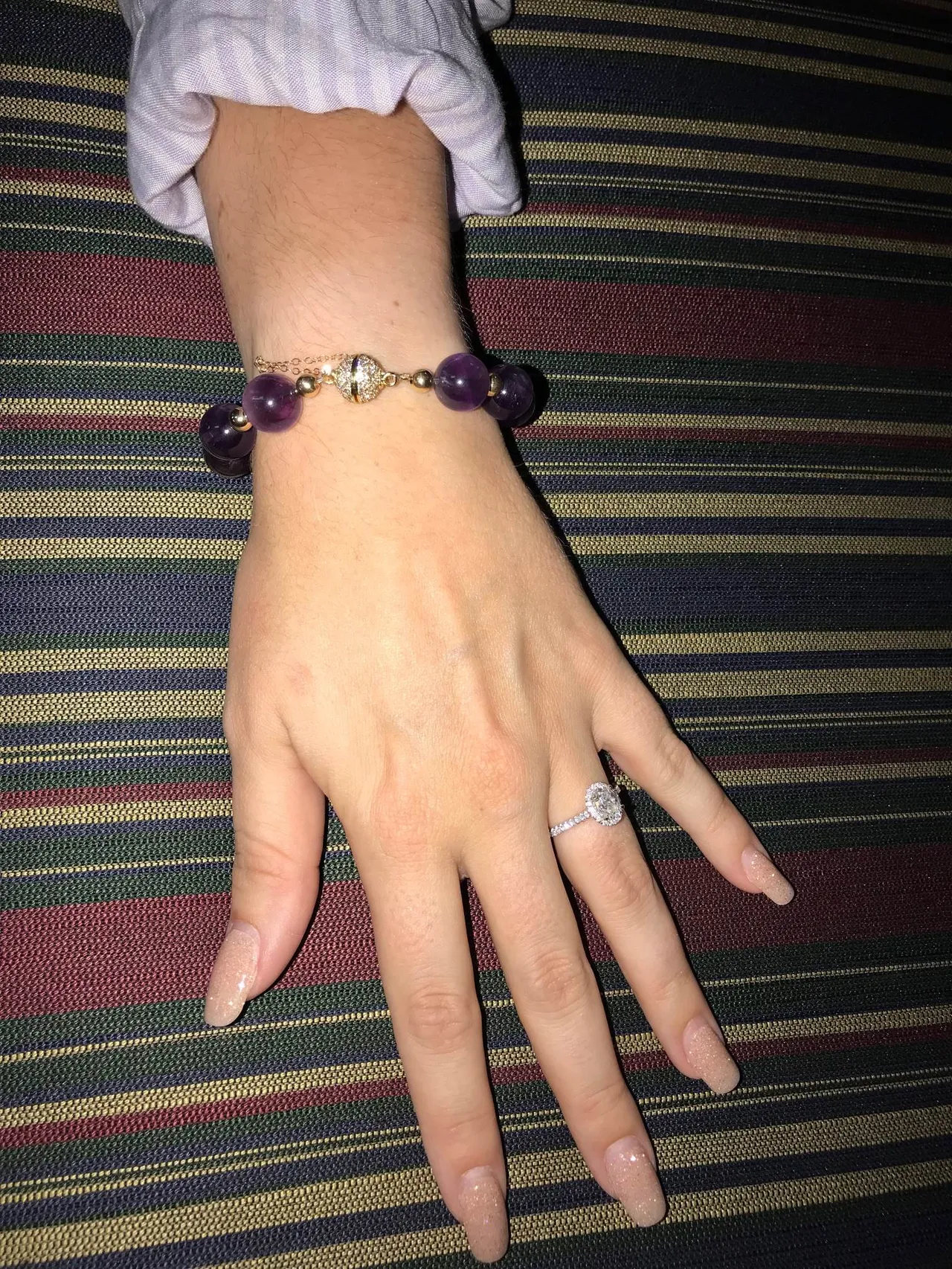 These lovely purple bracelets are only available during Purple Tie, so don't miss out on your chance to buy one!