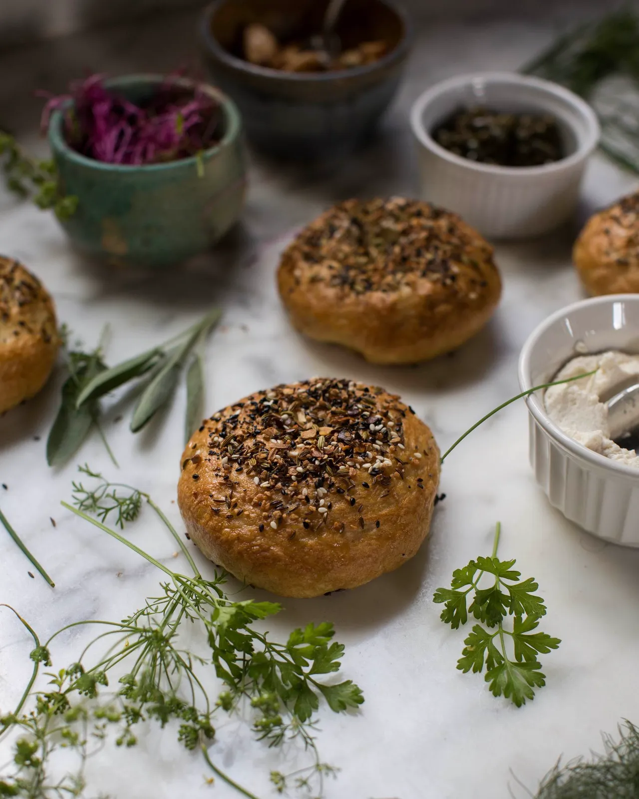 Photo of bagels from page 48.