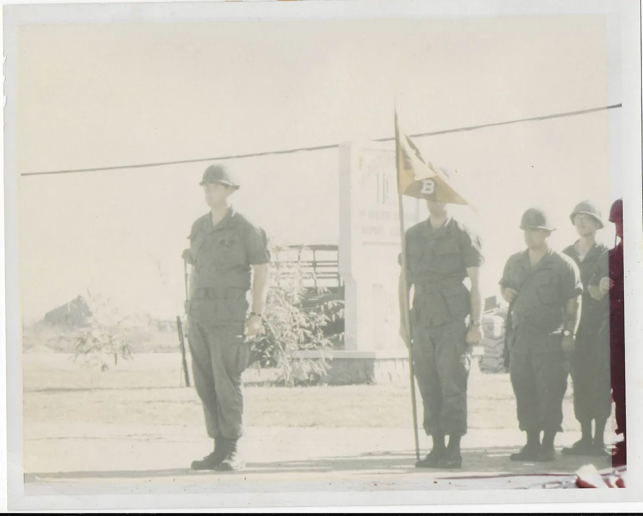 Lew Flint ’58: The photograph of Lew is from a parade in Vietnam in 1968.