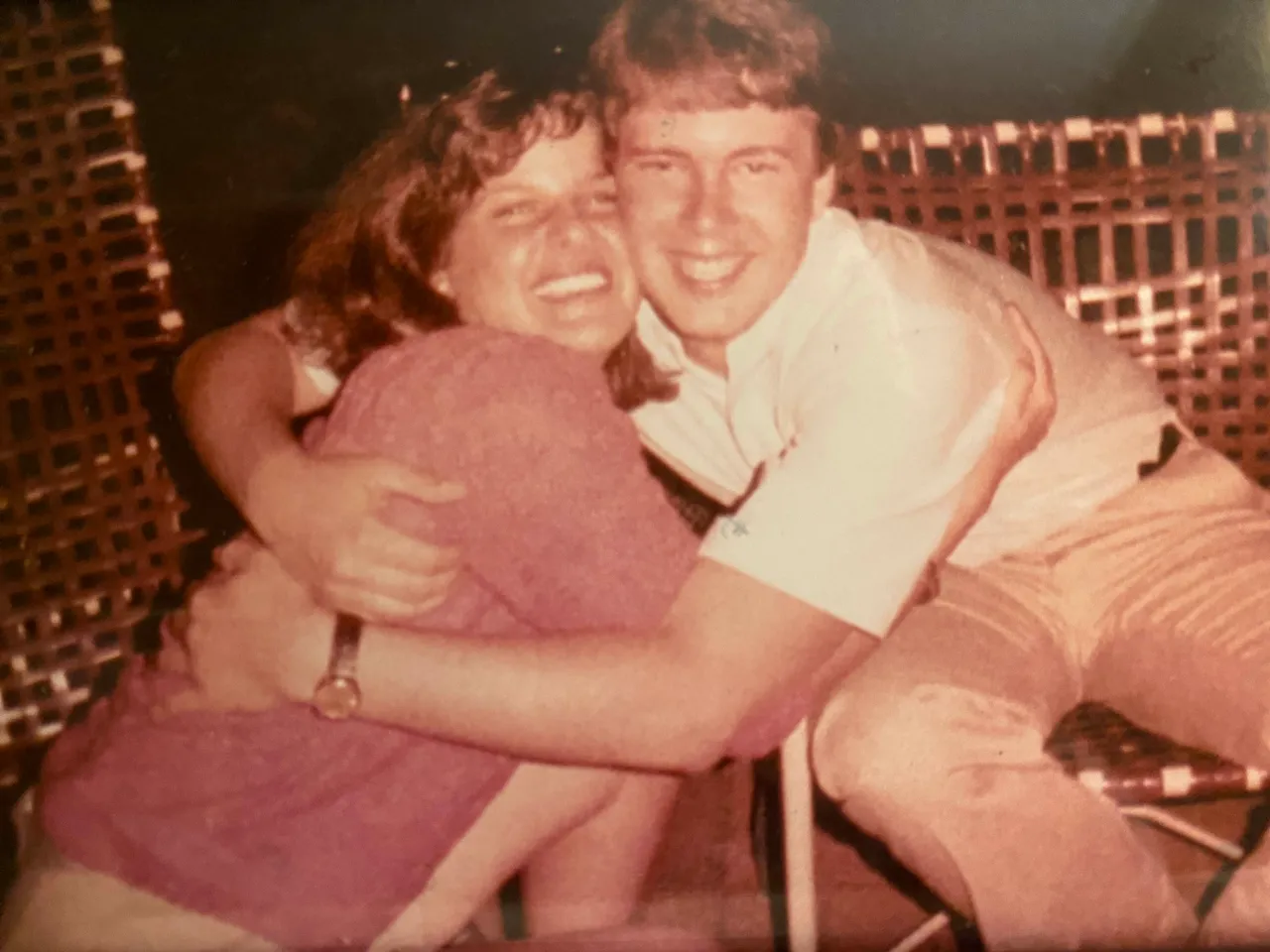 Madge (Brown '84) and Cooper Crawford ('83)
This picture attached was taken the night of Madge's graduation in 1984 - a hint of things to come!