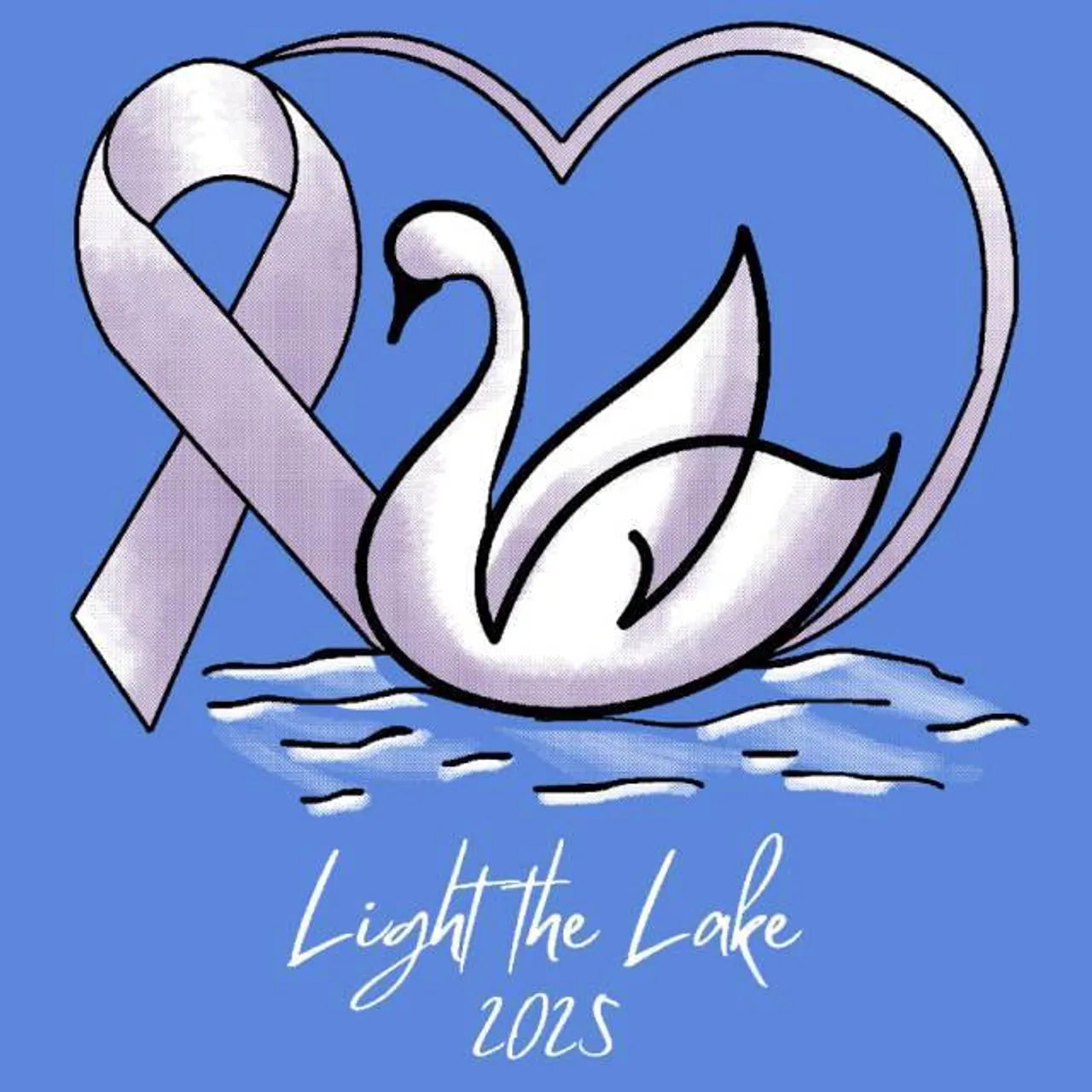 Light the Lake 2025 t-shirt design by Ava Ann Woods ('26)