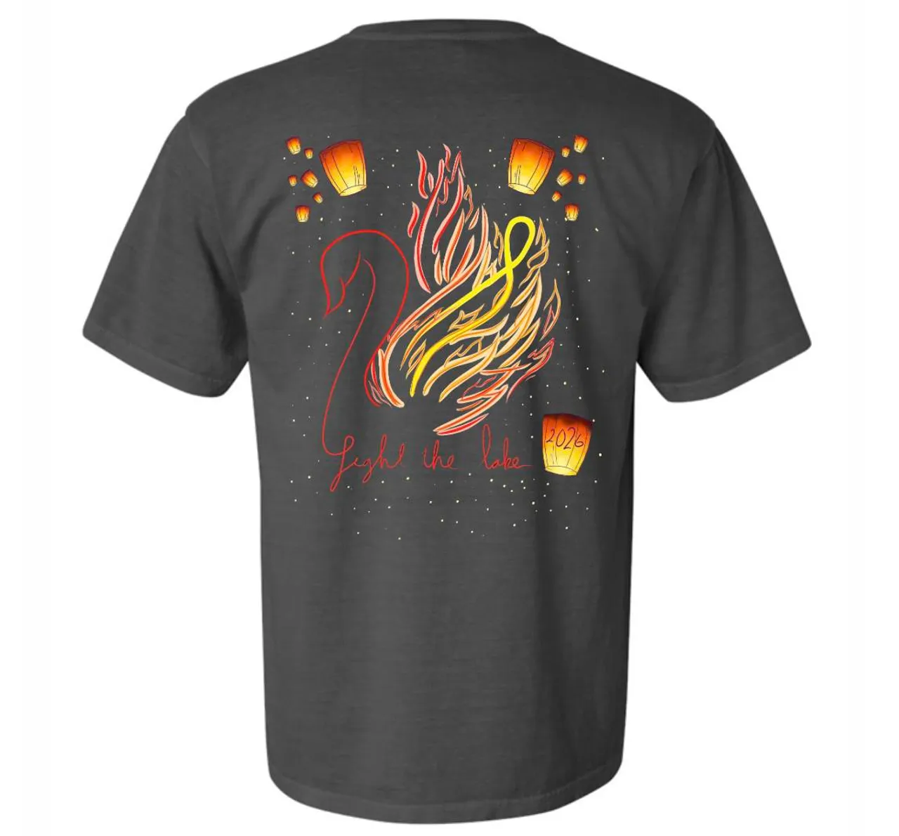Light the Lake 2026 t-shirt design by Megan Pinkley ('26)
